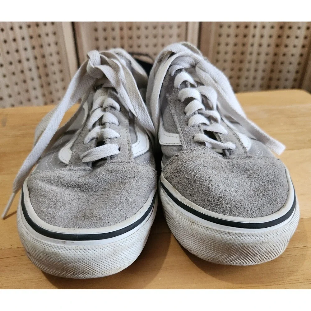 Vans Unisex Off The Wall Gray Casual‎ Shoes Sneakers Size 6 Women 4.5 Men 4.5 Y